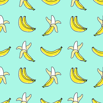 hand drawn bananas