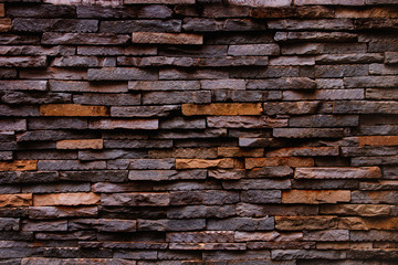 Old stone brick wall background.