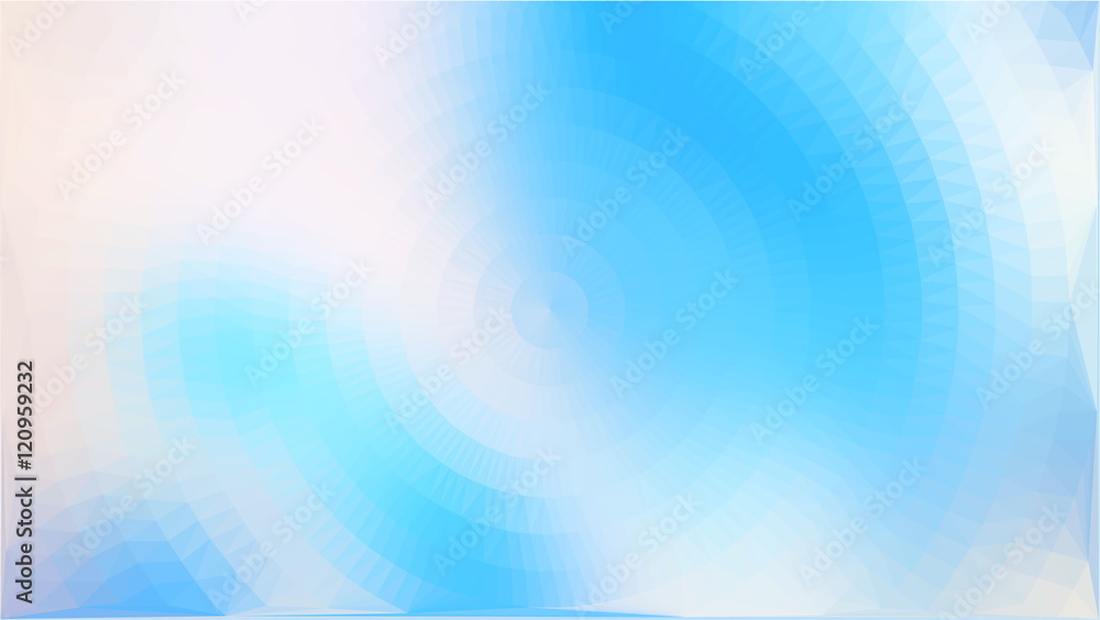 Poster cyan white triangle circle abstract background