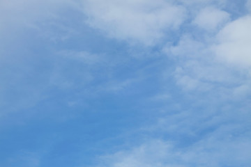 Obraz premium Blue sky background with cloud.