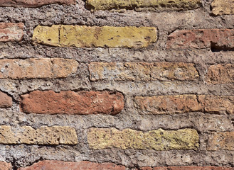 Ancient brick wall background