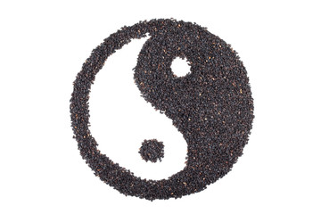 black sesame seeds in Taoism sign