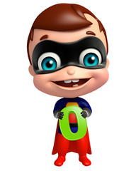 cute superbaby with 0 Digit