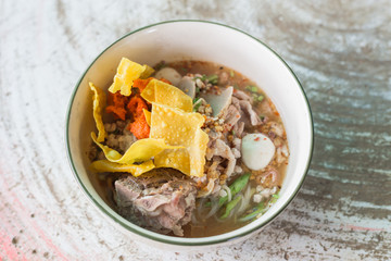 Thai noodle soup,Tom Yum , Thai Food