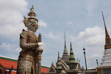 The buddha statues inside the Grand Palace in Bangkok Thailand © Lam Buu Truong