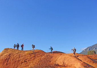 Rando dans les ocres
