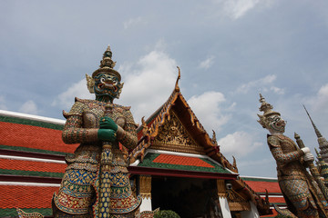 The buddha statues inside the Grand Palace in Bangkok Thailand © Lam Buu Truong