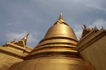 Gold Pagoda inside the Grand Palace in Bangkok Thailand © Lam Buu Truong