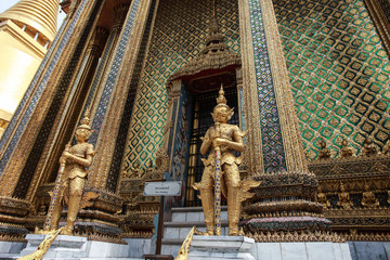 The buddha statues inside the Grand Palace in Bangkok Thailand © Lam Buu Truong