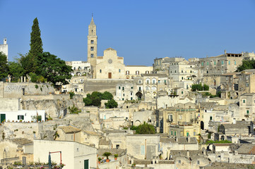 Matera, Basilicata, panorama sui Sassi