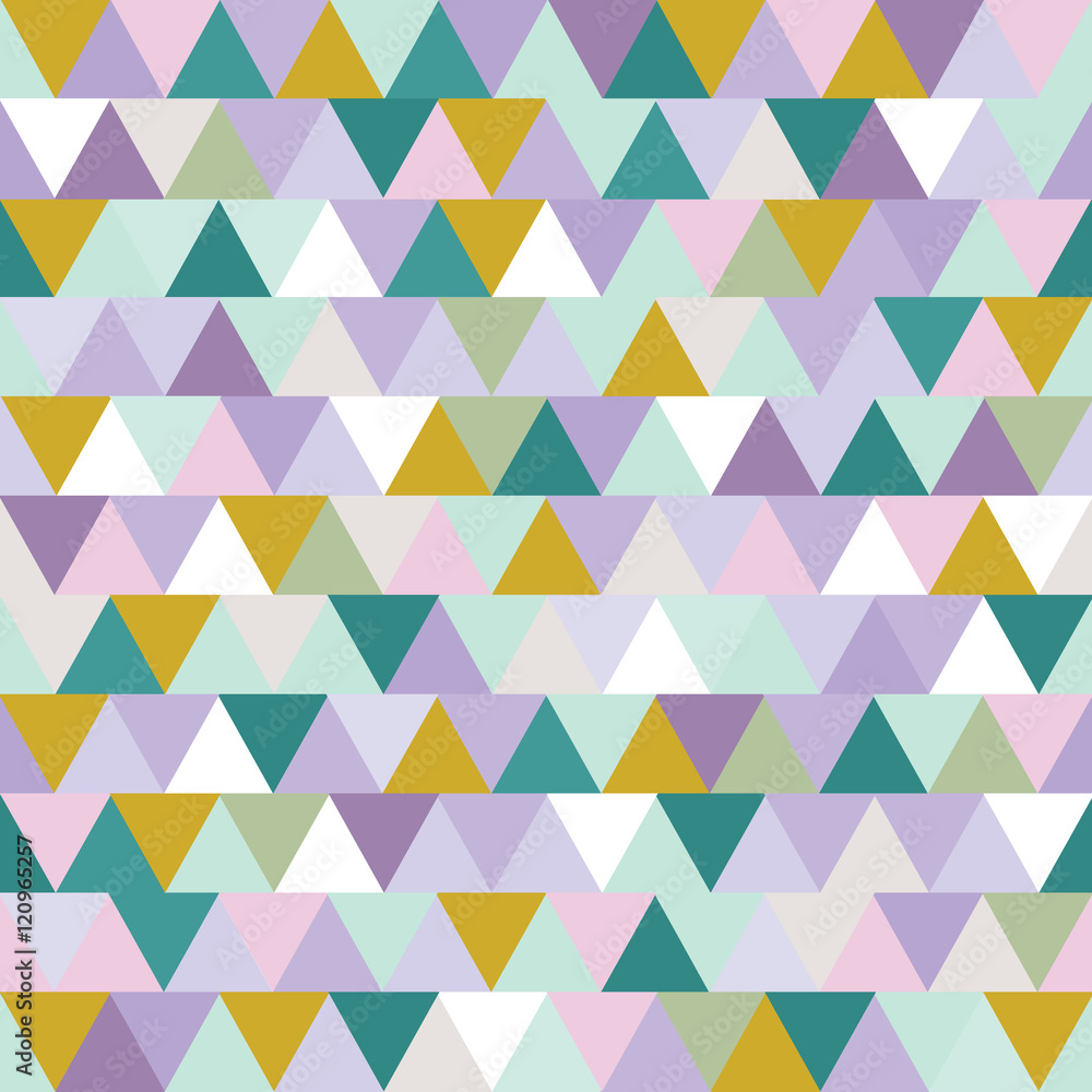 Aufkleber seamless triangle pattern. geometric vector pattern.abstract geo