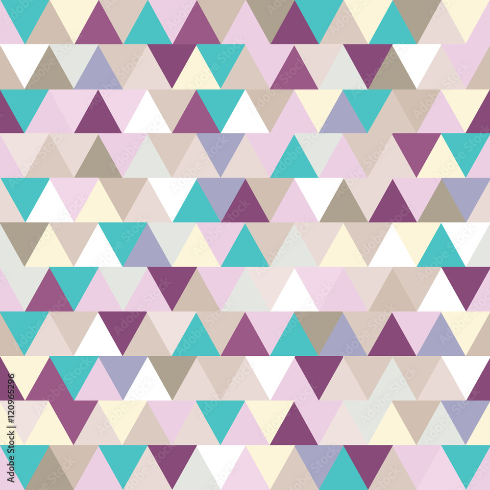 Poster seamless triangle pattern. geometric vector pattern.abstract geo