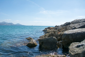 Strand am Meer im Süden