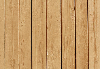 Orange wooden fence texture.