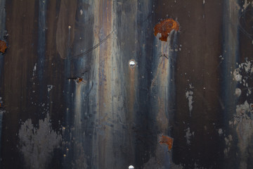 weathered rusted metal