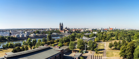 Obraz premium Magdeburg - Aussicht