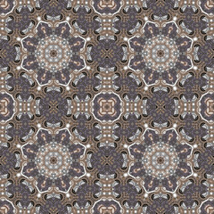 Seamless pattern. East ornament background. Template, elegant ba