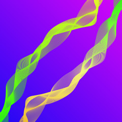 Abstract wavy lines