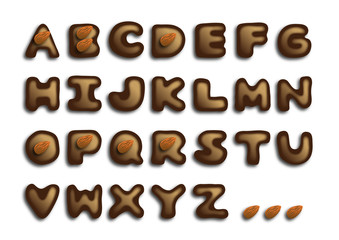 handmade chocolate font