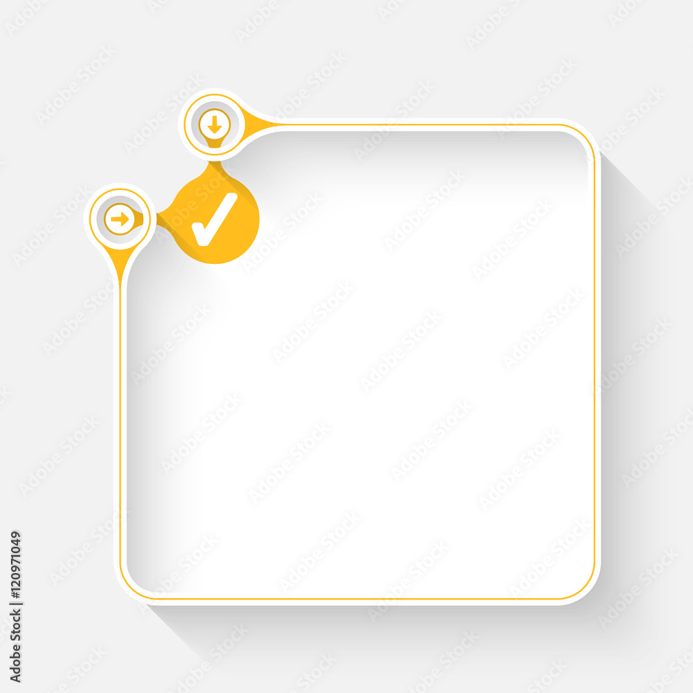 Poster a white box for your text and check box