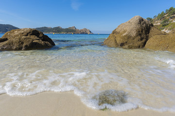 Fototapeta na wymiar Playa de Nuestra Señora (Islas Cies, Pontevedra - España).
