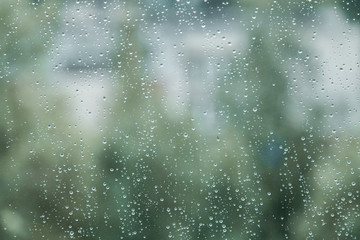 rain drops on window