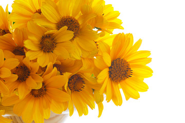bouquet of yellow daisies