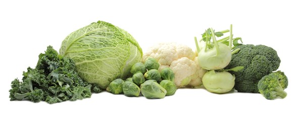 Healthy Vegetables Isolated on White Background