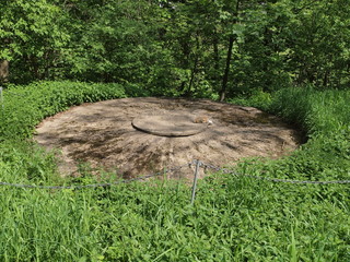 Abdeckung einer Kl&auml;ranlage