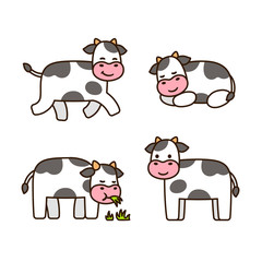 Cartoon Cow set