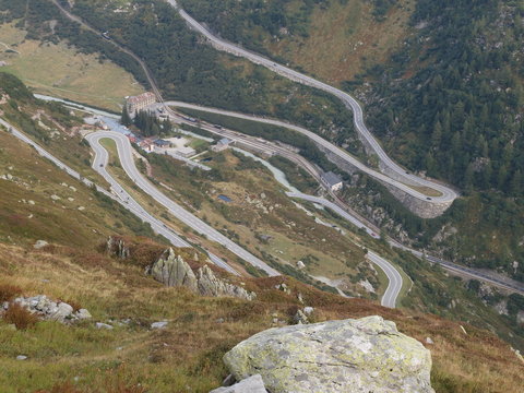 Siedlung Gletsch im Wallis