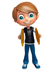 Kid boy with Musical instrument