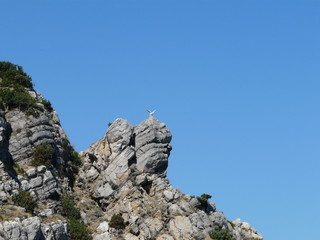 rock and sky