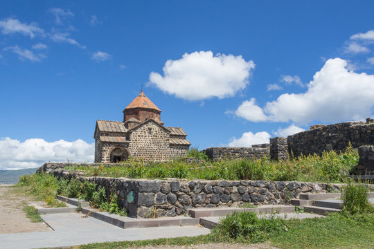 Sevanavank (Sevan Monastery)  at the northwestern shore of Lake Sevan in the Gegharkunik Province of Armenia