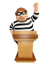 Thief with Speech stage