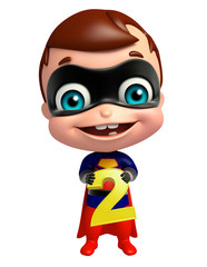 cute superbaby with 2 Digit