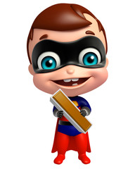 cute superbaby with I alphabate