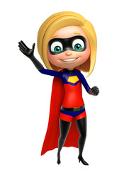supergirl with Funny pose