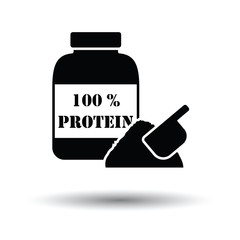 Protein conteiner icon