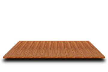 Empty table ready on white background for your product display m