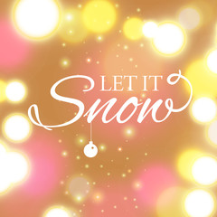 Merry Christmas e-card template. Vector illustration.