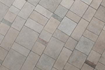 Floor walkway stone slabs.