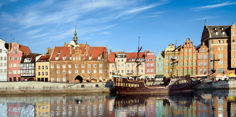 Obraz premium Cityscape of Gdansk in Poland