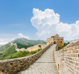 The famous Great Wall of China,jinshanling