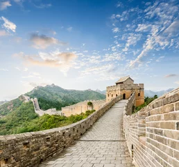 Papier Peint photo autocollant Mur chinois The famous Great Wall of China,jinshanling