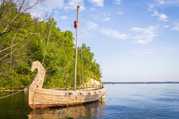Ancient wooden ship