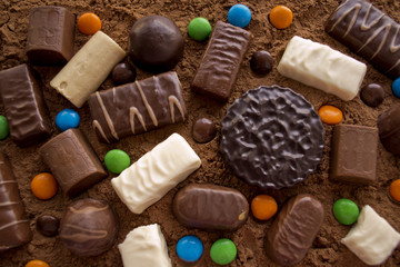 Chocolate candy collection