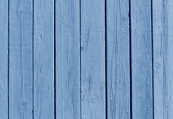 blue wooden fence texture.