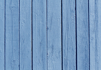 blue wooden fence texture.