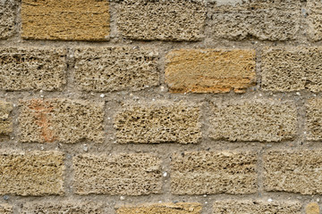Brick texture with scratches and cracks